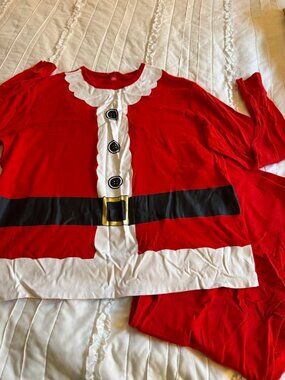 Santa Womens XXL Christmas Pajamas Set
